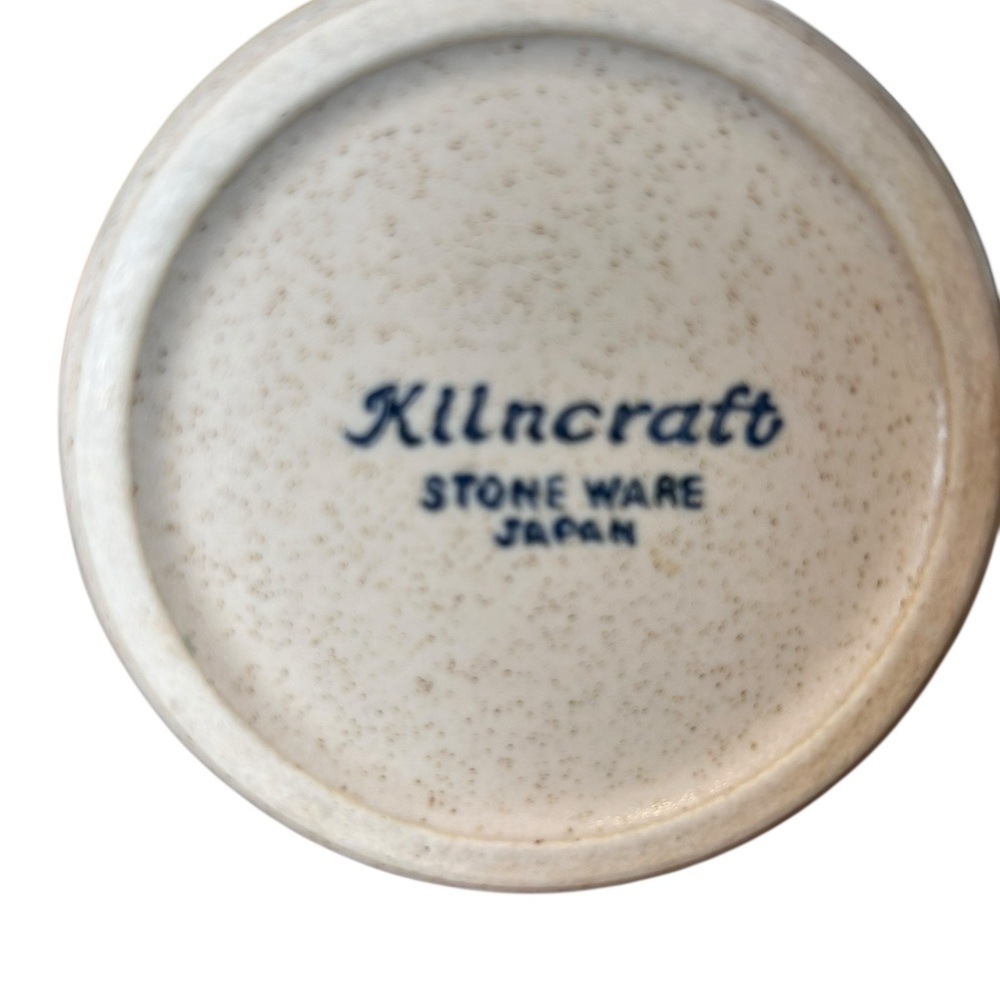 Kilncraft ironstone creamer, vintage Malta pattern, Japan, speckled stoneware - Picture 5 of 7